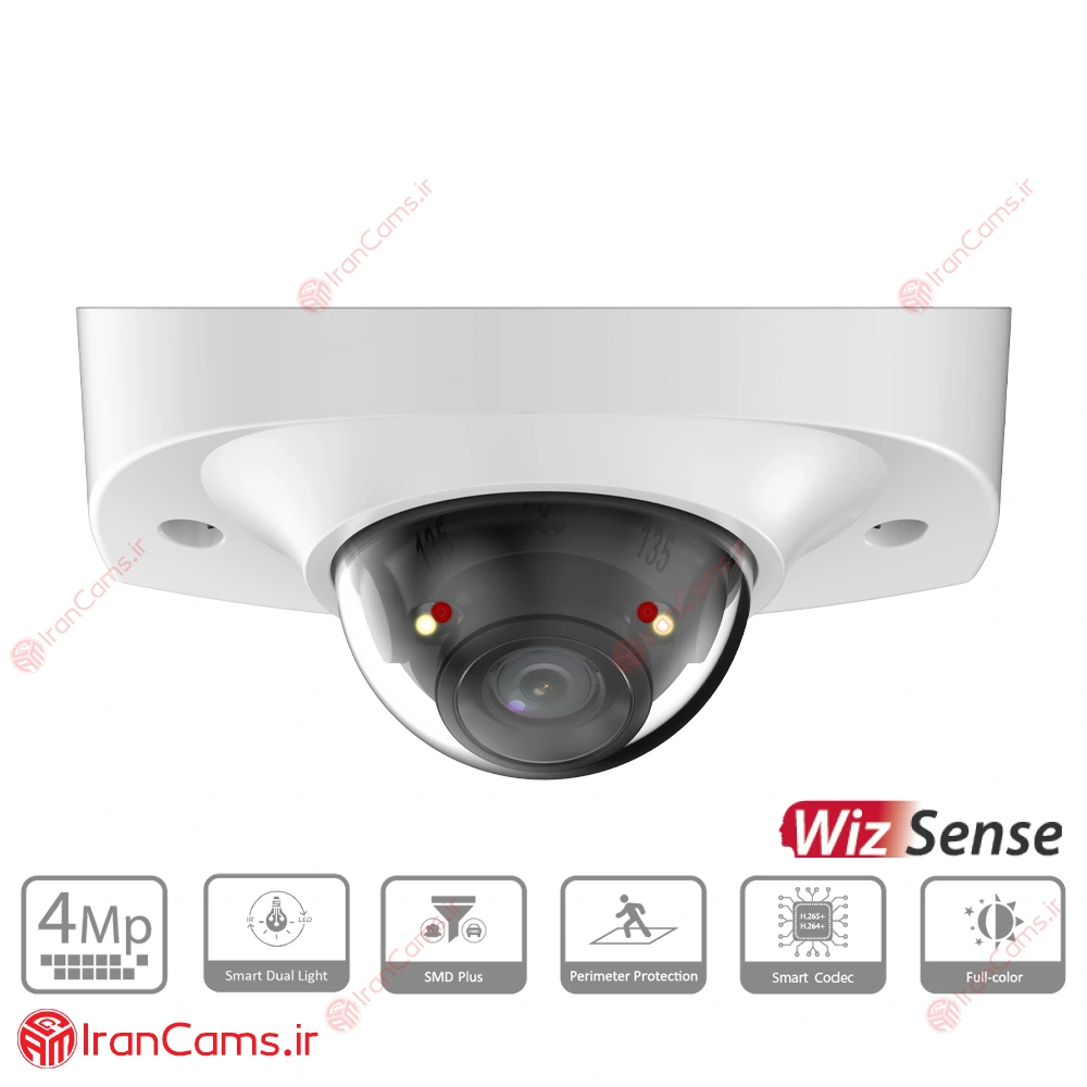 دوربین مداربسته IP دام 4 مگاپیکسلی داهوا DH-IPC-HDBW2449FP-AS-IL