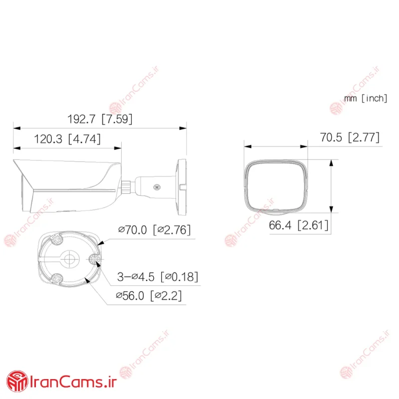 دوربین مداربسته IP بولت 8 مگاپیکسلی داهوا DH-IPC-HFW3849E-AS-IL 9 نصب دوربین آی پی داهوا