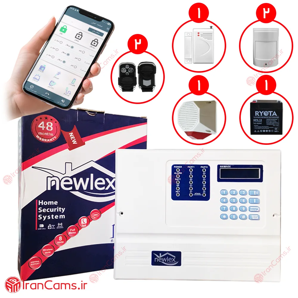 Newlex NX3 2 پکیج دزدگیر نیولکس NX3 مدل NC21