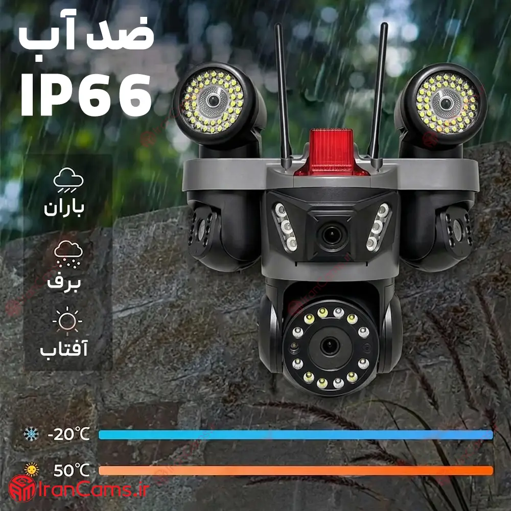 دوربین سیم کارتی 3 لنز 12 مگاپیکسل O-KAM PRO مدل AD-QQ881-WP 18 دوربین سه لنز سیم کارتی اوکم