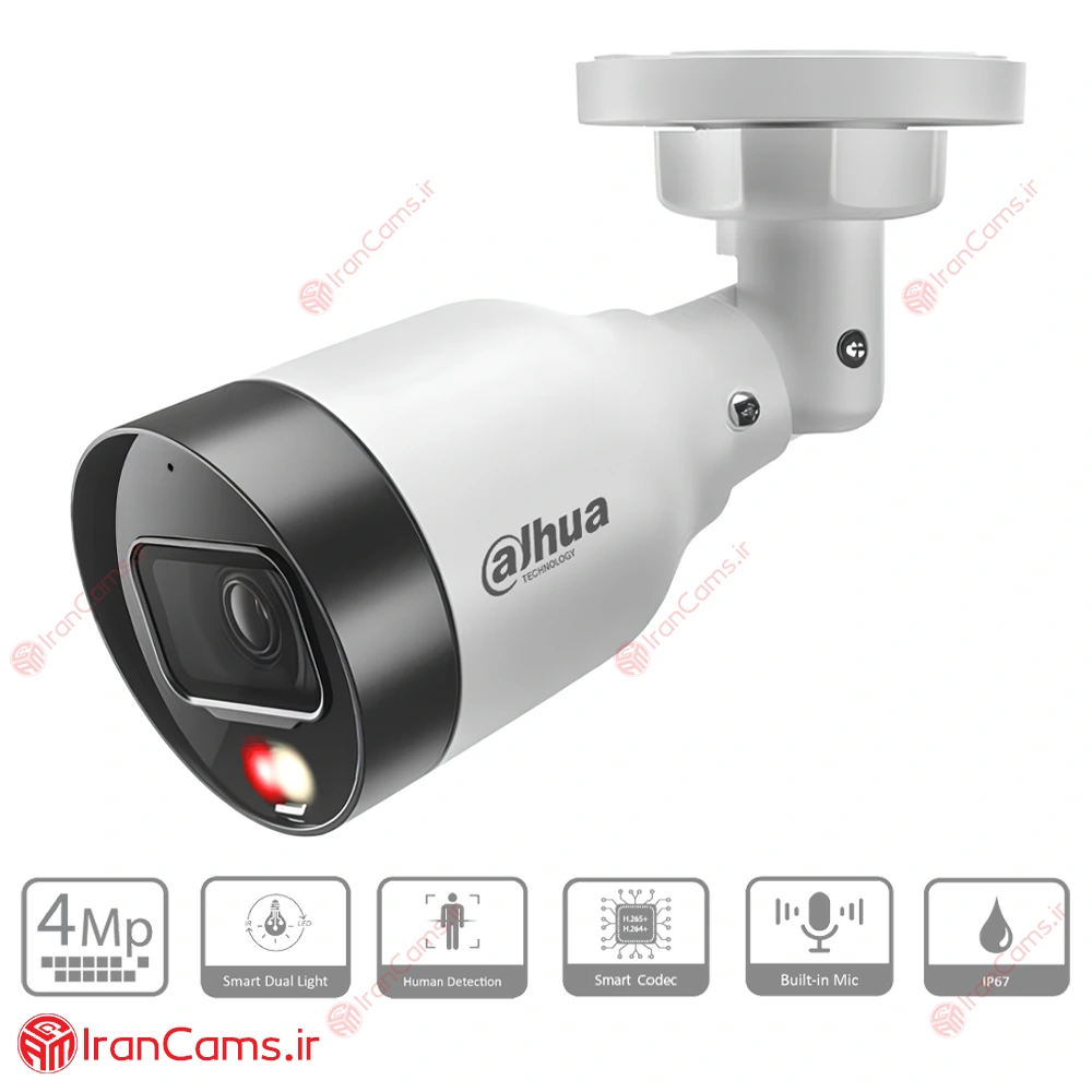 دوربین مداربسته IP بولت 4 مگاپیکسلی داهوا DH-IPC-HFW1439S1-A-IL 6 قیمت دوربین داهوا 4 مگاپیکسل ip
