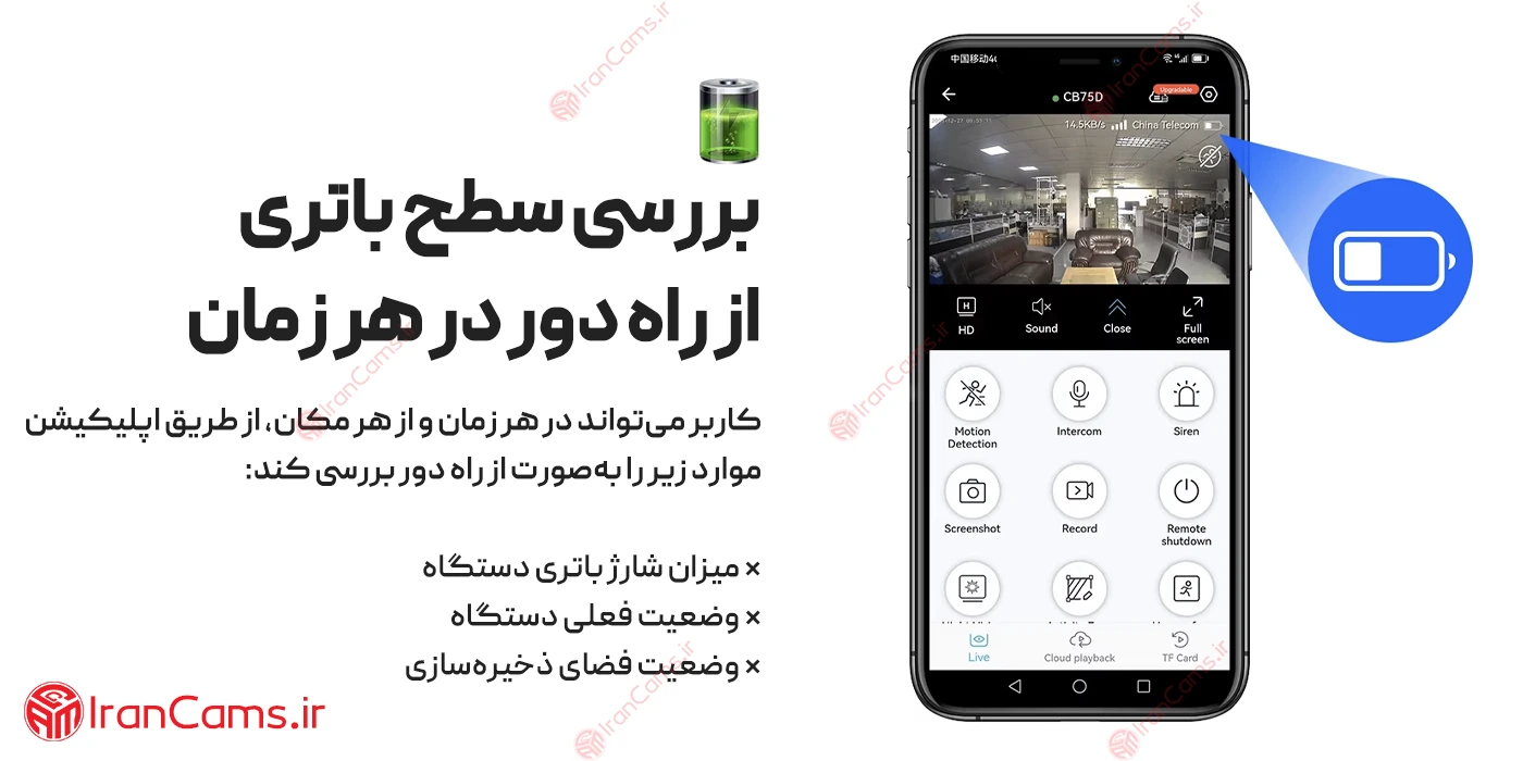 دوربین سیمکارتی شارژی O-KAM PRO مدل مکعب 10X زوم 19 دوربین کوچک سیمکارتی o kam pro