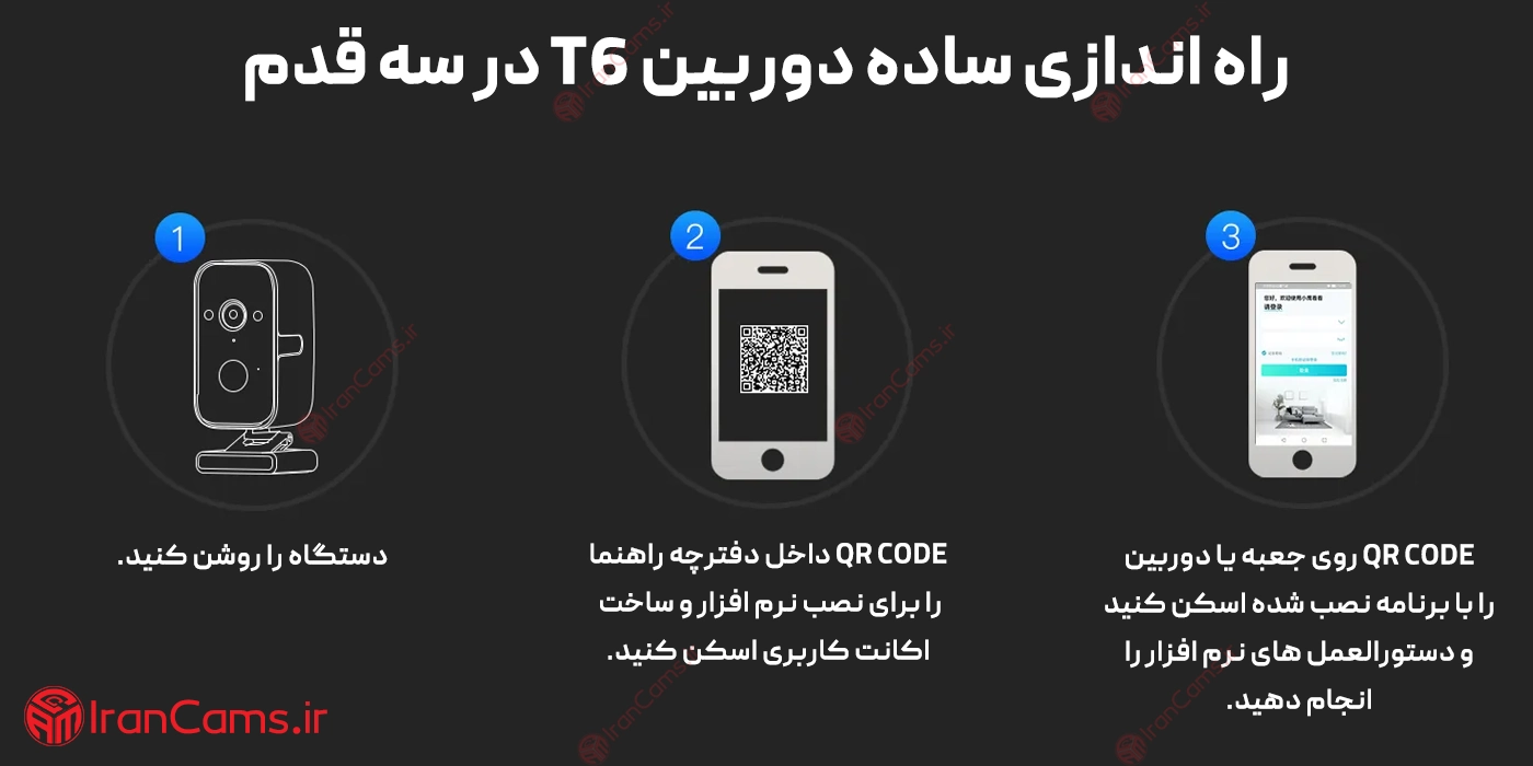 دوربین سیمکارتی باتری خور چرخشی 3 مگاپیکسل O-KAM PRO مدل T6 19 دوربین جاسوسی ریز