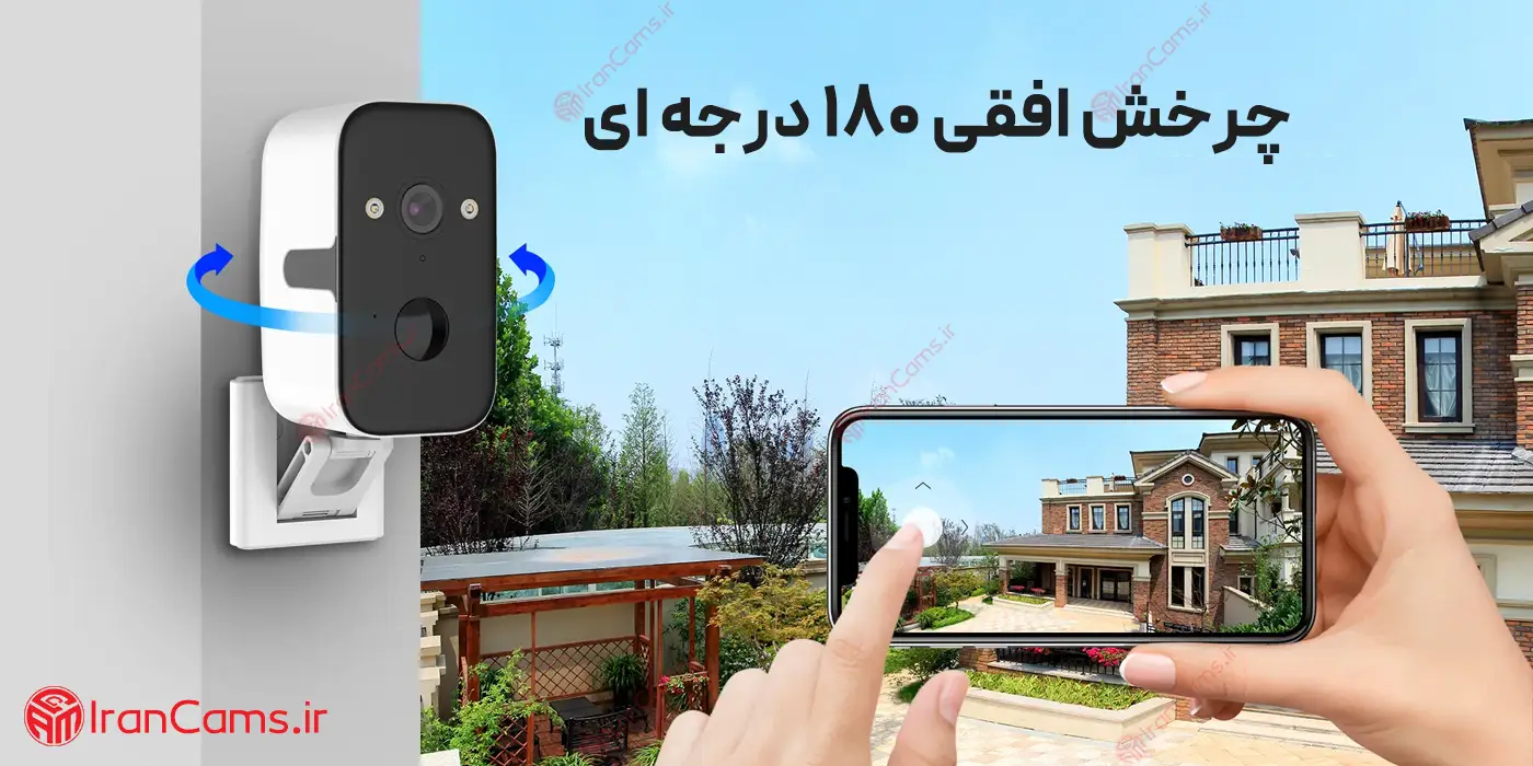 دوربین سیمکارتی باتری خور چرخشی 3 مگاپیکسل O-KAM PRO مدل T6 13 دوربین مداربسته شارژی کوچک