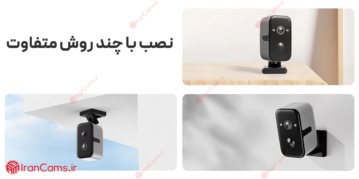 دوربین سیمکارتی باتری خور چرخشی 3 مگاپیکسل O-KAM PRO مدل T6 18 قیمت دوربین مداربسته سیم کارت خور