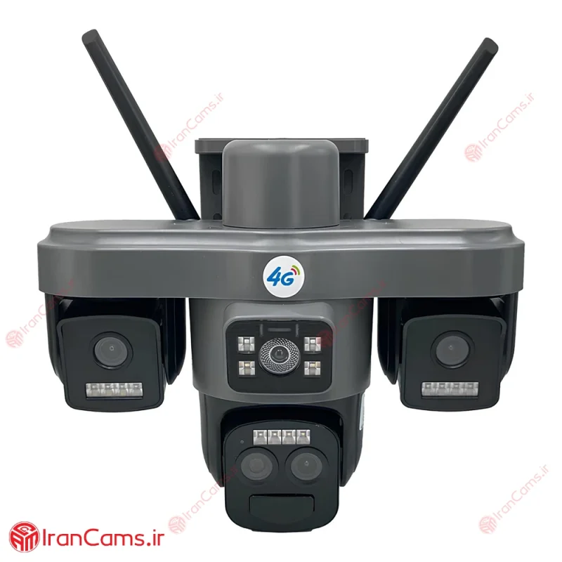 دوربین سیمکارتی خورشیدی سه لنز 12 مگاپیکسل زوم دار O-KAM PRO مدل TZ8 3 دوربین o kam pro
