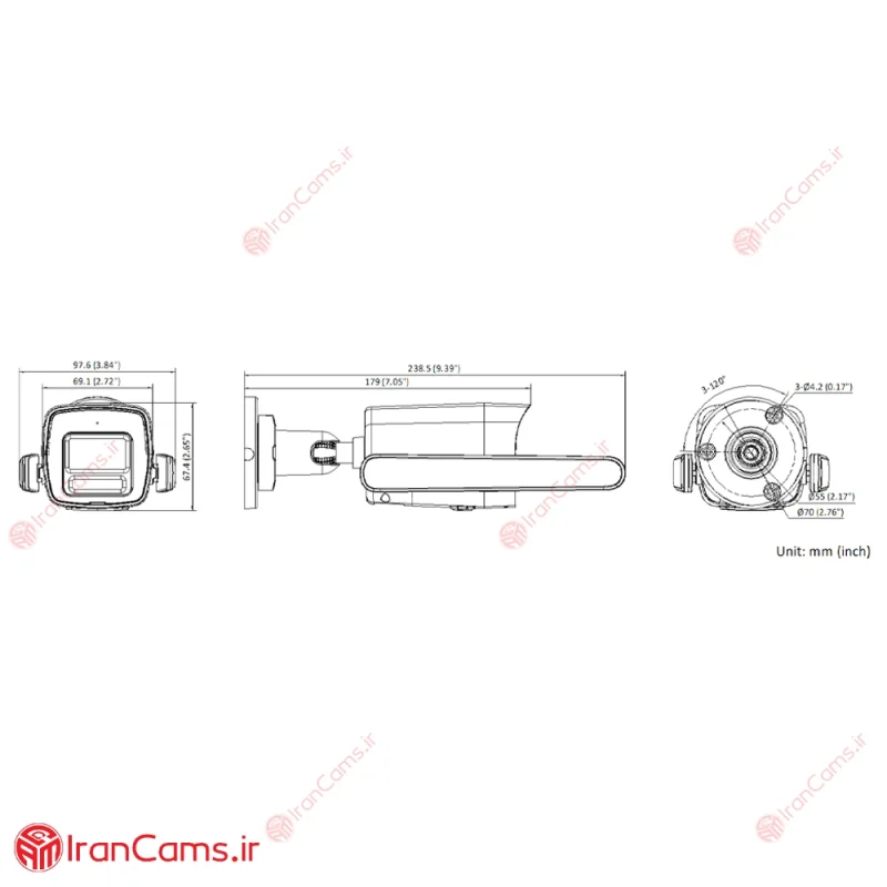 دوربین مداربسته سیم کارتی 2 مگاپیکسل هایک ویژن DS-2CD1023G2-LIDUF/4G/SL 5 نصب دوربین سیمکارتی هایک ویژن
