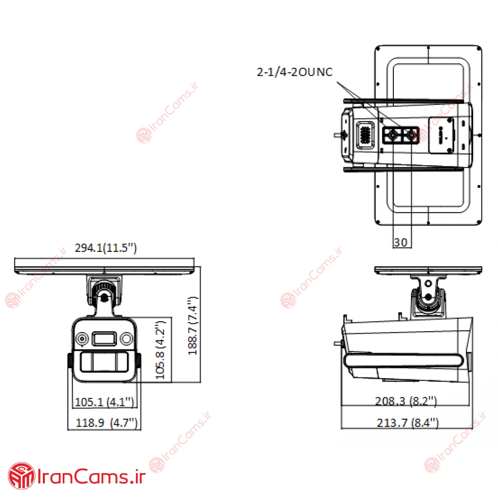 دوربین سیم کارتی خورشیدی 4 مگاپیکسل هایک ویژن DS-2XS2T41G1-ID/4G/C05S10 23 نصب دوربین سولار هایک ویژن