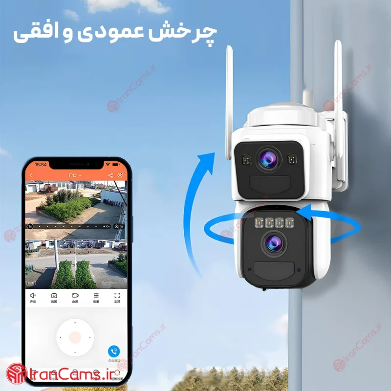 دوربین مداربسته شارژی سیم کارت خور 8 مگاپیکسل O-KAM PRO مدل DS22 7 دوربین مداربسته شارژی سیم کارت خور