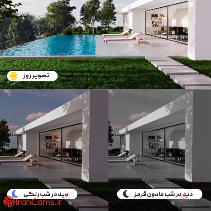 دوربین مداربسته شارژی سیم کارت خور 8 مگاپیکسل O-KAM PRO مدل DS22 12 دوربین مدار بسته شارژی برای باغ
