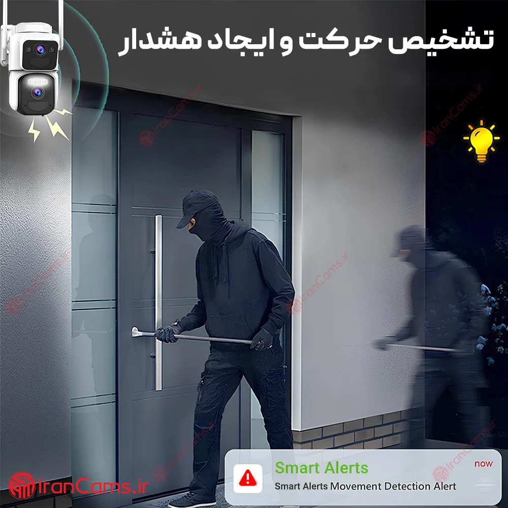 دوربین مداربسته شارژی سیم کارت خور 8 مگاپیکسل O-KAM PRO مدل DS22 18 دوربین مداربسته شارژی بدون نیاز به برق