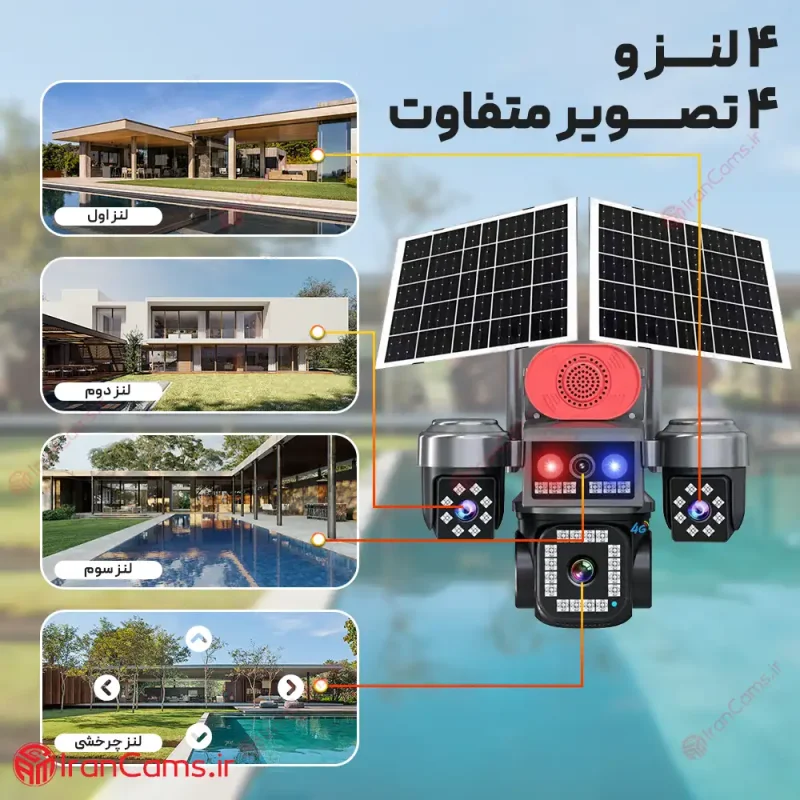 دوربین ۴ لنز سولار
