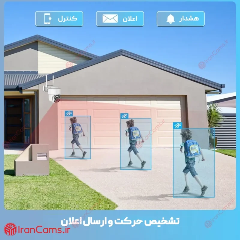 دوربین بی سیم چرخشی Tuya مدل C9