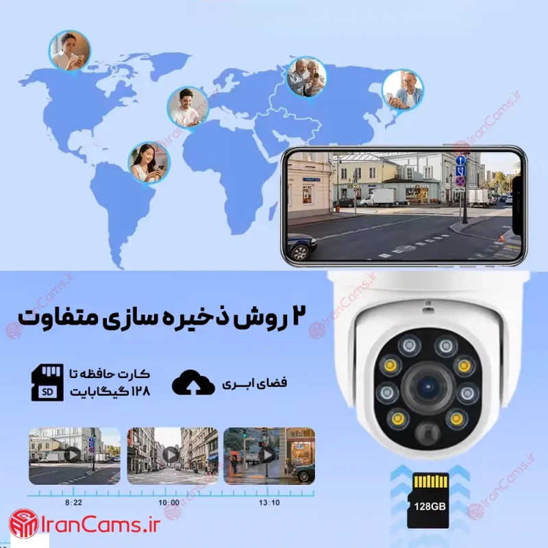 دوربین سیم کارتی خورشیدی Tuya مدل Q01 11 دوربین خورشیدی tuya