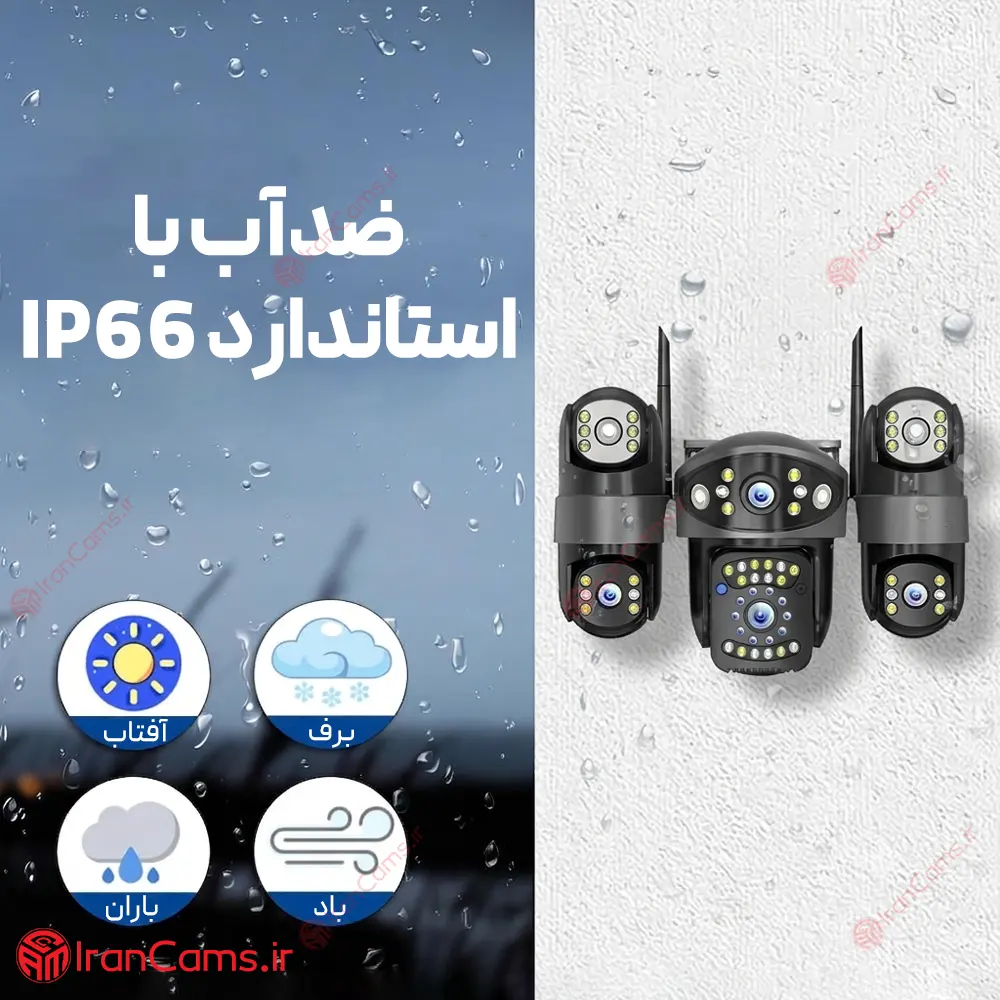 دوربین سیم کارتی 3 لنز 12 مگاپیکسل O-KAM PRO مدل WQQ868-WP 30 دوربین سیم کارتی okam