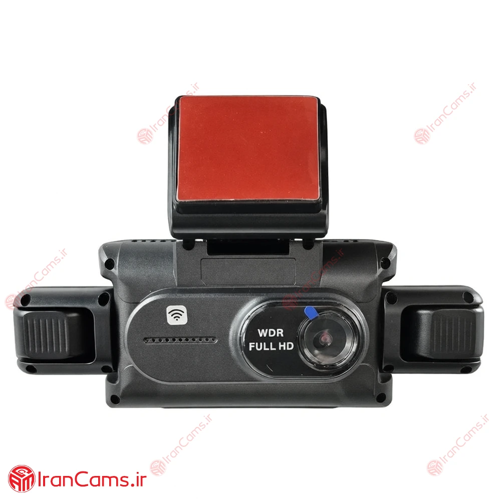 دوربین ثبت وقایع خودرو 360 درجه وای فای 4 لنز مانیتوردار مدل 4K-FI 1 بهترین دوربین ثبت وقایع 360 درجه 4 لنزه