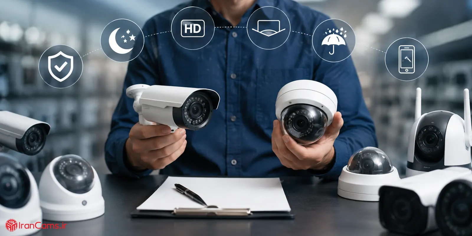 دوربین مداربسته فقط IP و وایفای نیست؛ با انواع دوربینها آشنا شوید! 7 خرید دوربین مداربسته