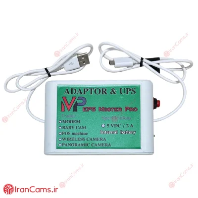 UPS 5 ولت دوربین بیسیم با کابل اندرویدی