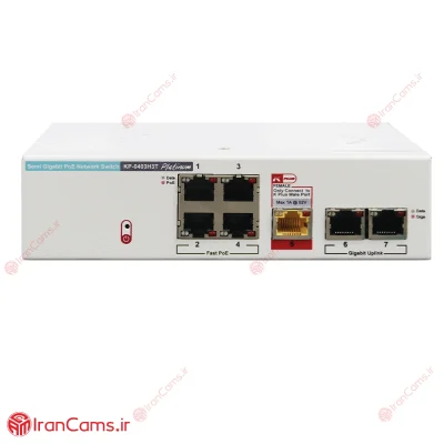 سوییچ شبکه 7 پورت POE کی دی تی KDT KP-0403H3T