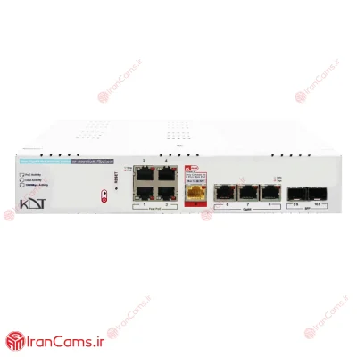 سوییچ شبکه 10 پورت POE کی دی تی KDT KP-0406H4SLMT