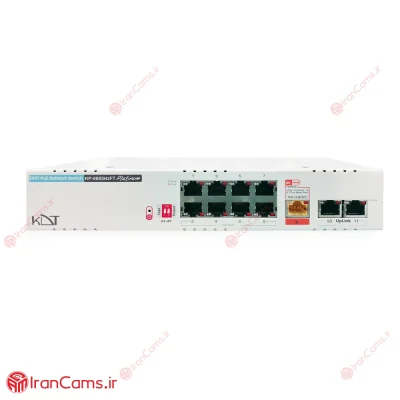 سوییچ شبکه 11 پورت POE کی دی تی KDT KP-0803H2FT