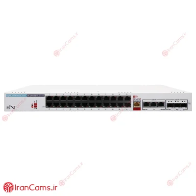 سوییچ شبکه 31 پورت POE کی دی تی KDT KP-2407H3SFT