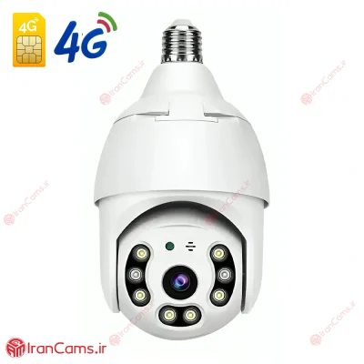 دوربین لامپی بیسیم سیمکارتی V380